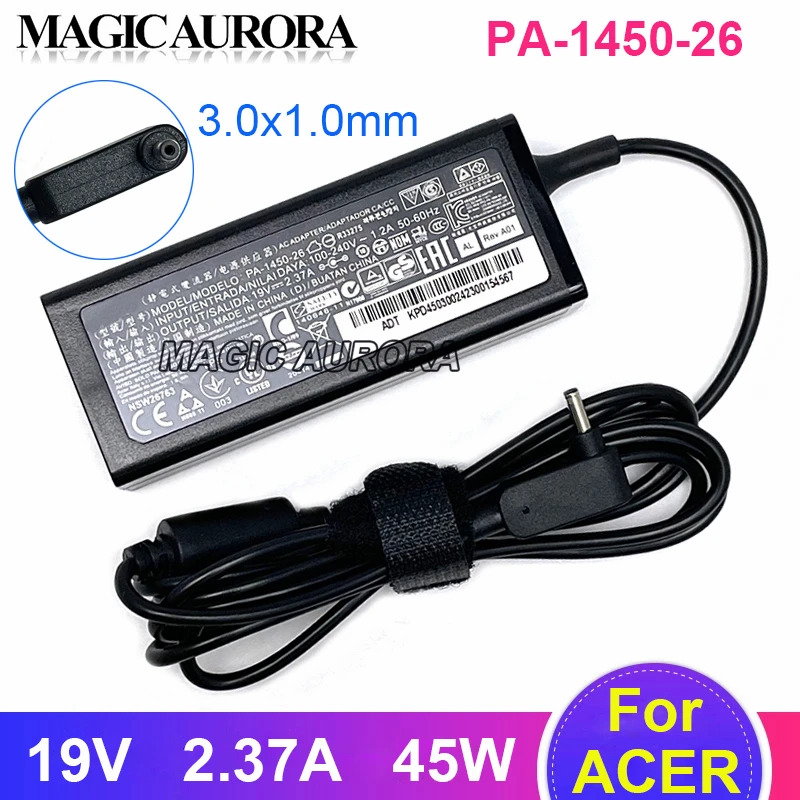 2.37A PA-1450-26 AC Adapter For N17W6 N17W7 N15Q8 N16C4 SP111-33 SWIFT 3 SF314 Aspire R14 ADP-45HE Charger