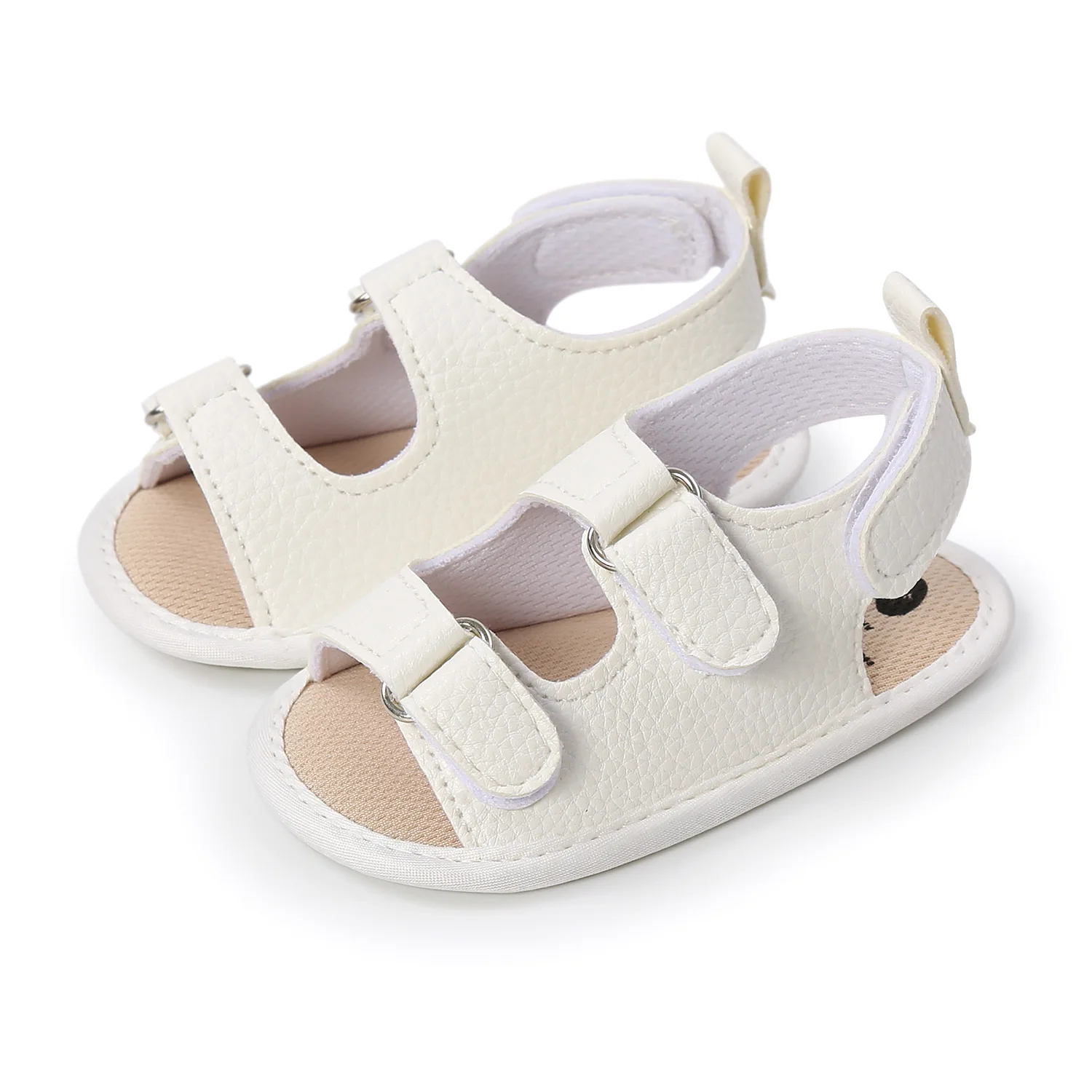 NEW 0-18Months Kids Newborn Baby Boys Fashion Summer Soft Crib Shoes First Walker Anti Slip Sandals Shoes Soft Sole