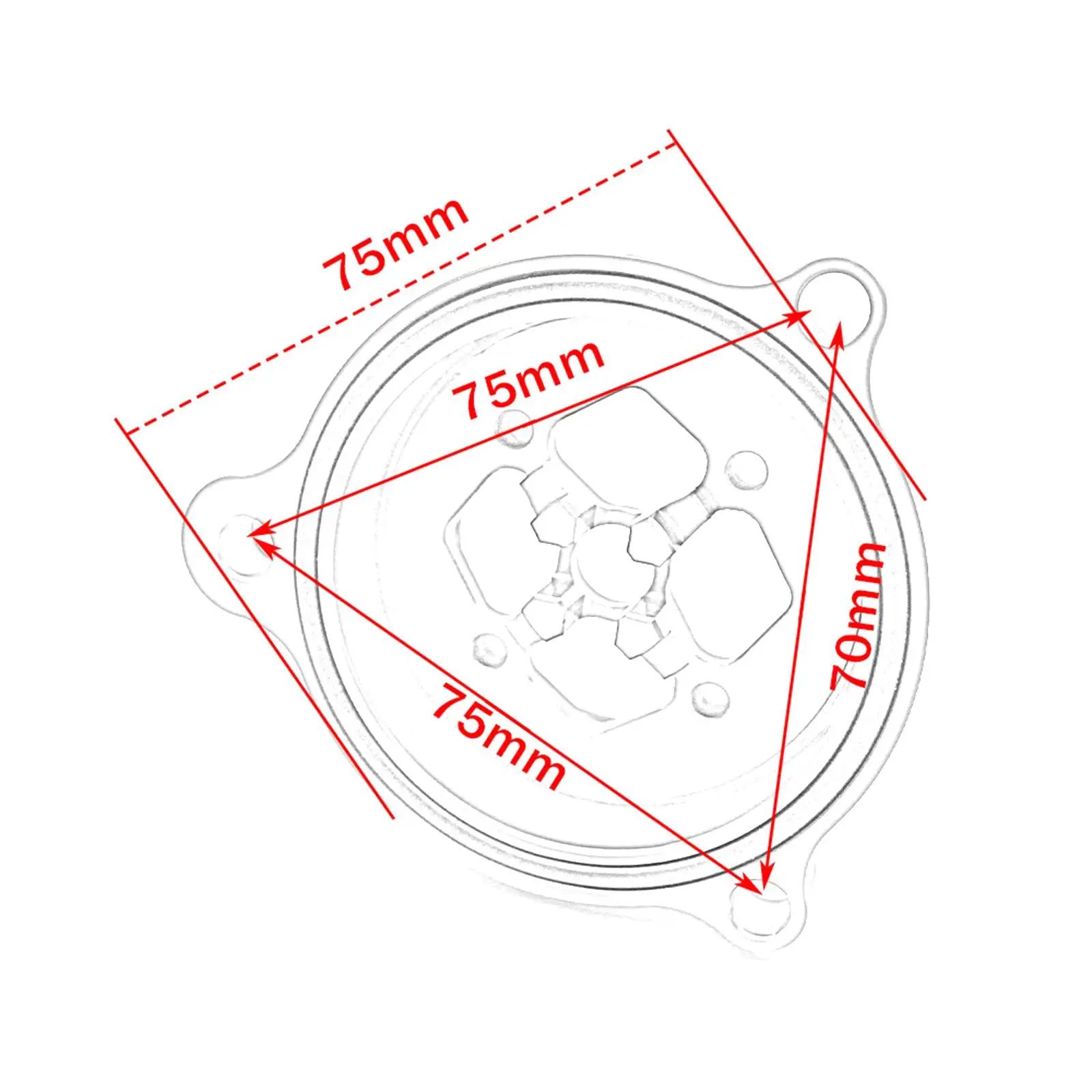 Clear Aluminum Oil Filter Cover For Yamaha Raptor 700R (2009, 2011-2024)