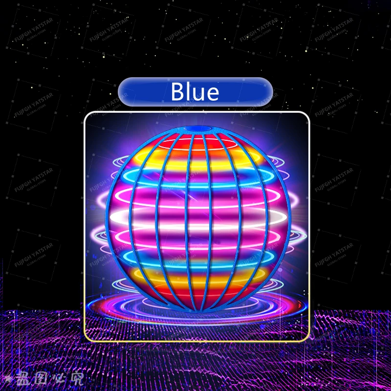 Magiczna Latająca Kulka Pro Mini z Oświetleniem LED, Sterowana Pilotem i Ręcznie, Zabawka Boomerang Spinner dla Dorosłych i Dzieci, Prezent