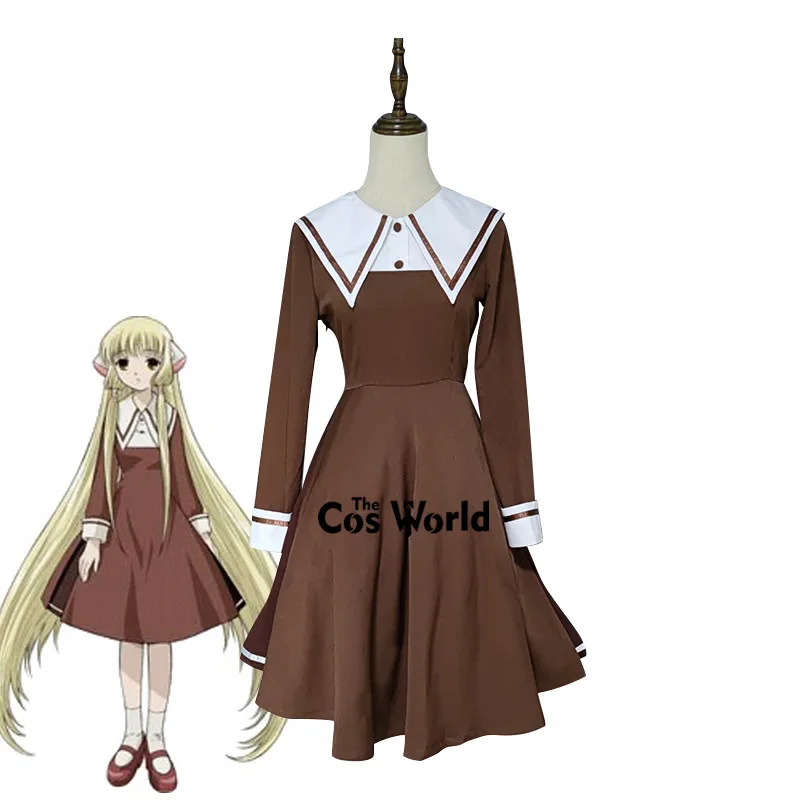 

Chobits Chii Sailor Suit Uniform Dress Outfits Anime Customize Cosplay Costumes