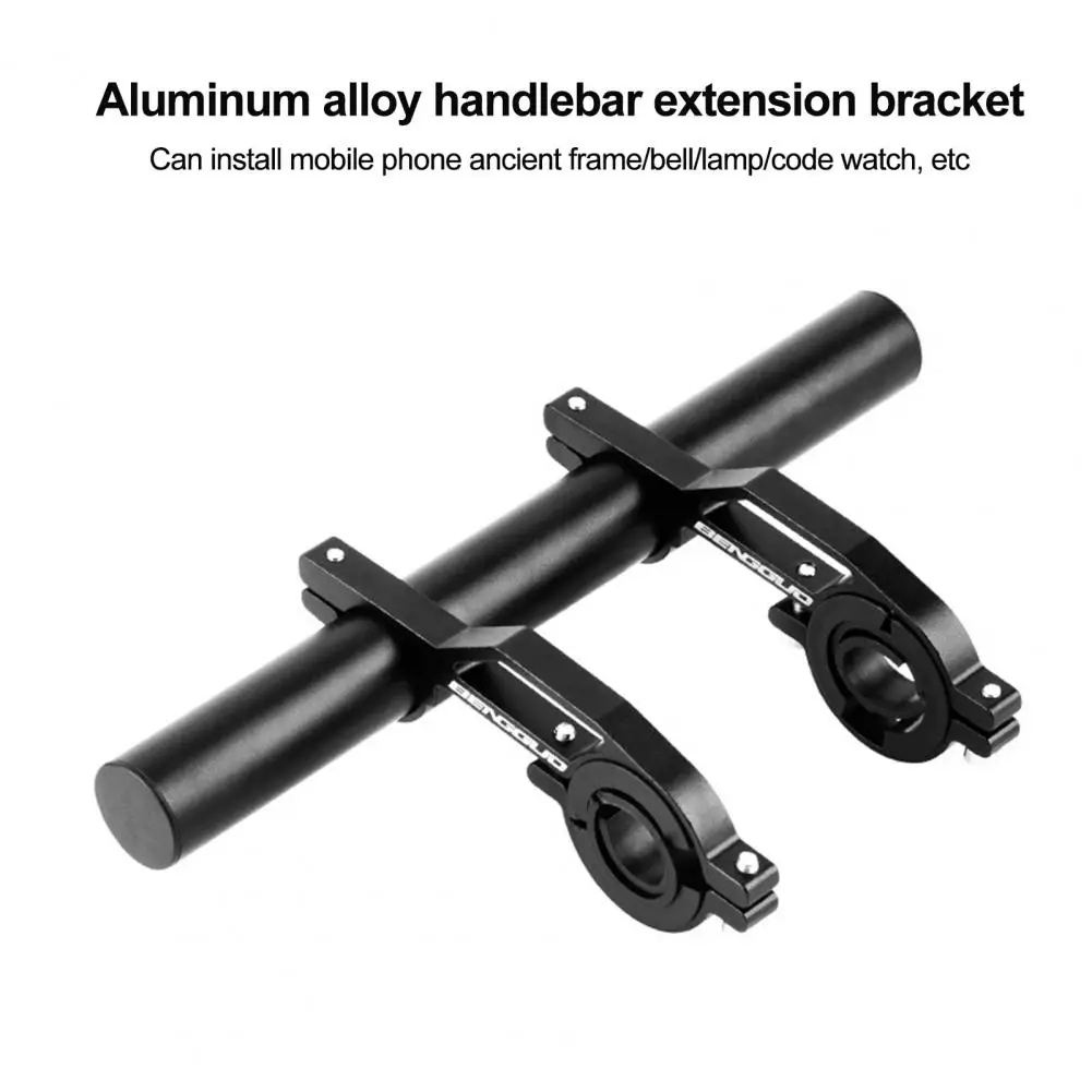 Anti-skid Gasket Secure Bike Handlebar Mount Bicycle Handlebar Extender Bracket for Bike Light Phone Code Meter Aluminum for Mtb