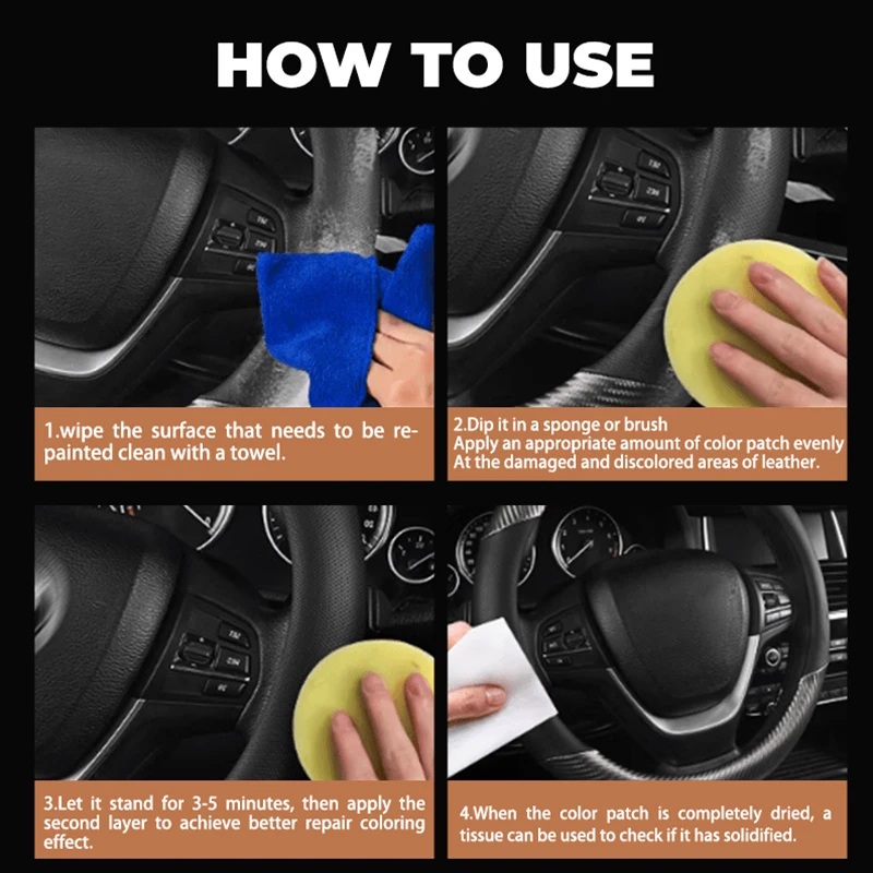 Steering Wheel & Plastic Restoration Paste 5