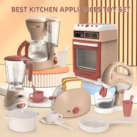 Ensemble de jouets de cuisine pour enfants, mini appareils électroménagers de simulation, maison de jeu de simulation, jouets interactifs pour filles et garçons 1
