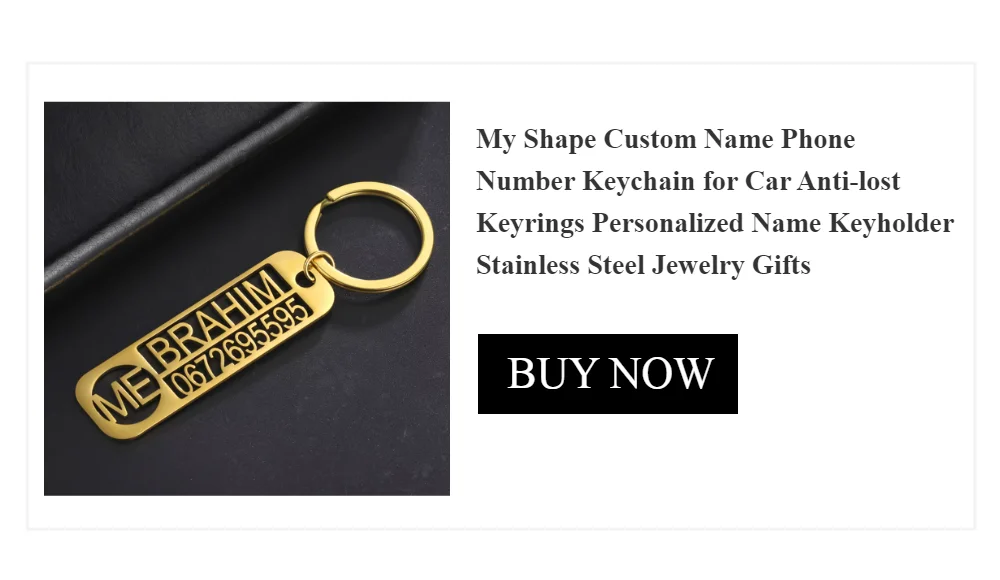 Personalised Engraved Name Bracelet Stainless Steel Bar Jewellery_voghion.com