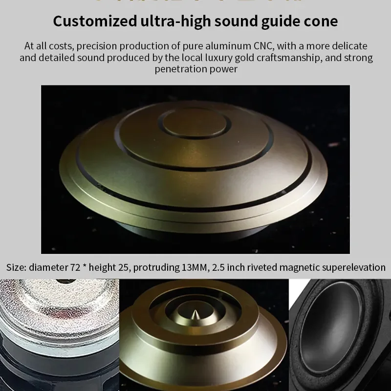 DF-A10 HIFI Speaker Bookshelf Speaker Wooden Case Passive None-Battery Lossless