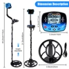 2025 New Underground Metal Detector Gold LCD Search Target ID Max Depth Treasure Hunting PinPointer Waterproof Locate Model 3