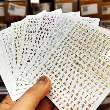 3D Letter Nail Stickers 1