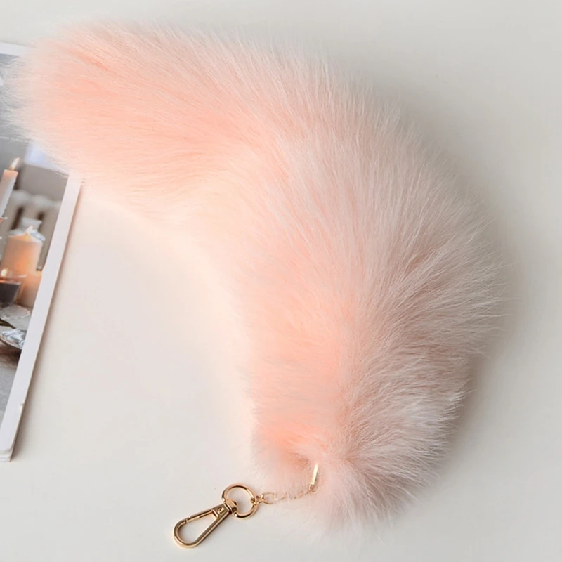 Plush Faux Furs Tail Halloween Party Costume Adult Cosplays Dress Up Tail Artificial Animal Faux Furs Foxes Costume