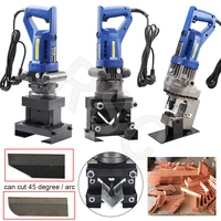 Electric Hydraulic Angle Steel Cutting Machine Hydraulic Punching Machine Angle Steel Cutting 45°angle Arc Cutting Punching Tool 1