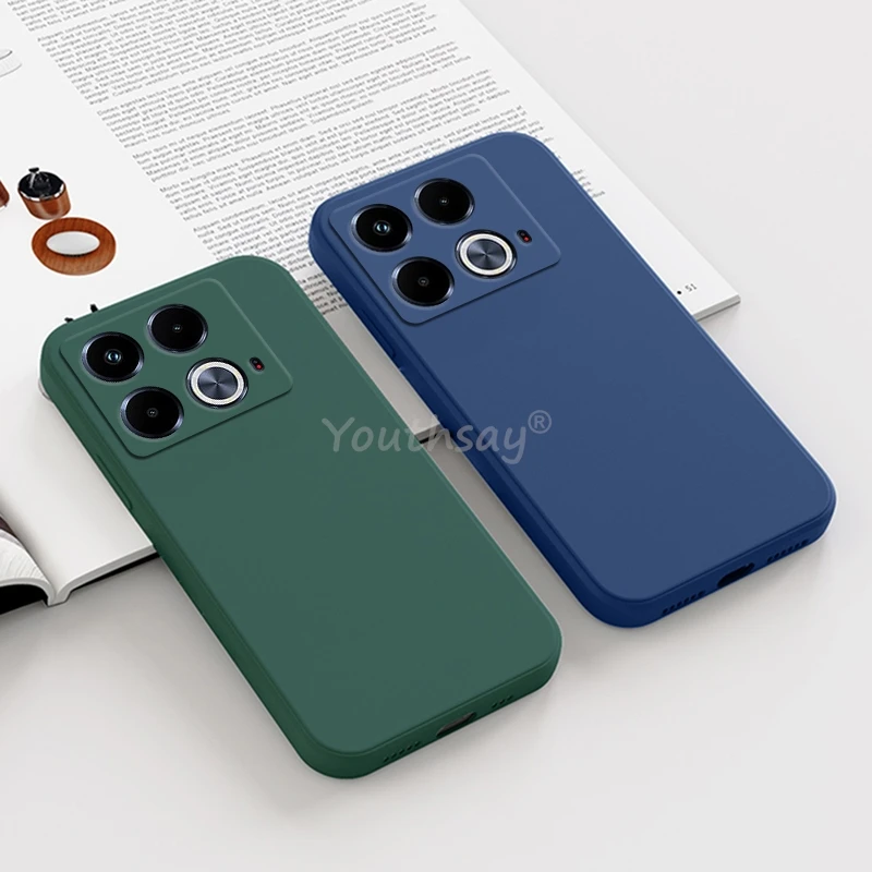 Liquid Silicone Anti-Drop TPU Protective Phone Case