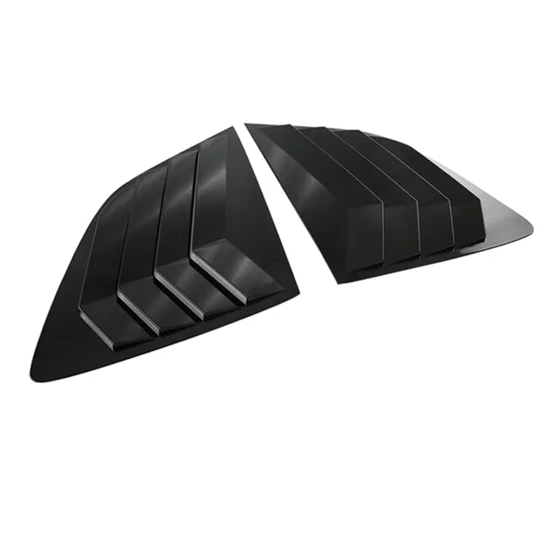 

2PCS Racing Style Rear Side Window Louvers Air Vent Scoop Shades Panel Cover Trim for Honda CRV 2023, ABS