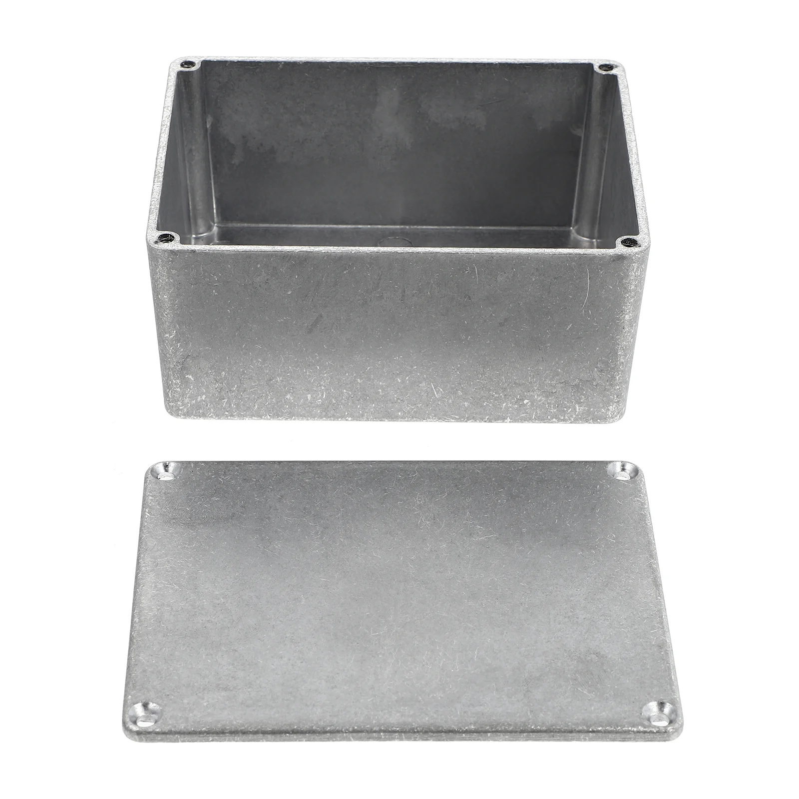 

1pc Stomp Box Case Diecast Aluminum Effect Enclosure Stomp Case (Silver)