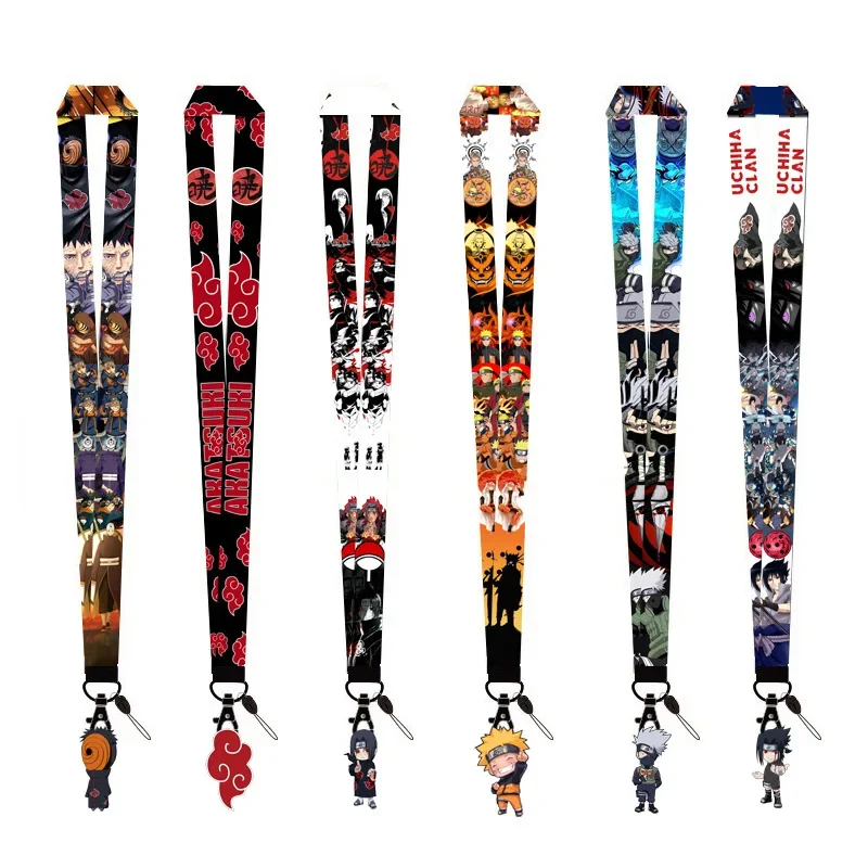 Charming NARUTO Cartoon Phone Strap with Neck Lanyard