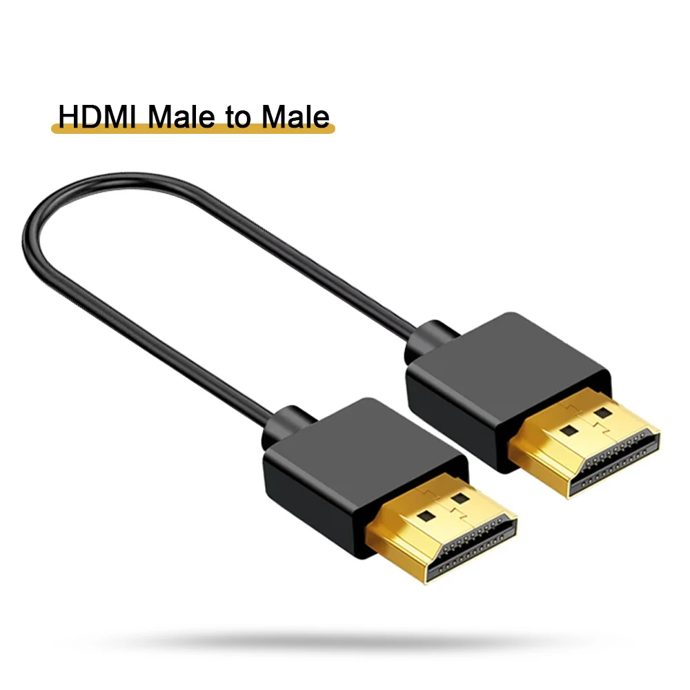 Hdmi 2.0 Cavo Corto Ultrafine Bmpcc 4K 60P Gh5 Fs7 Astro Boy Atomos Monitor Sottile Morbido Hdmi 2.0 Maschio A Maschio 4K Cavo Flessibile Fine