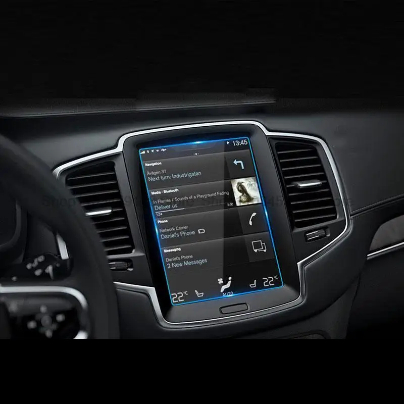 Displays chutz folie aus gehärtetem Glas für volvo s90 xc90 v90 2012-2016 Auto 2017 Zoll GPS Radio Navigation Anti-Scratch-Fitting – Detail 4