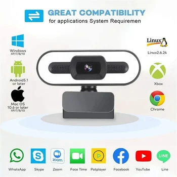 Portable 4K Autofocus Webcam 2