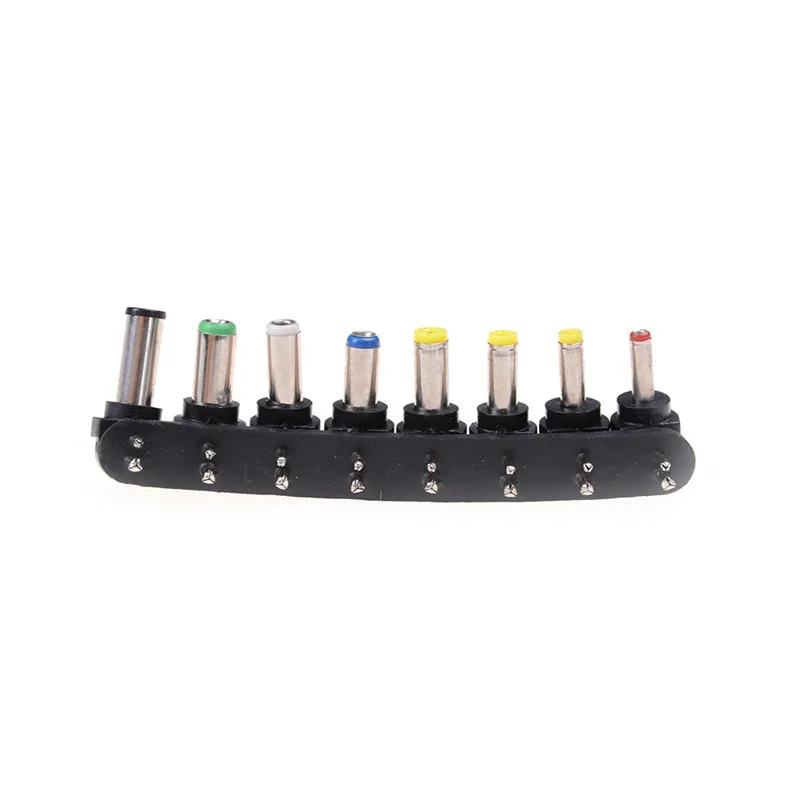 8Pcs/set Universal Notebook Laptop AC DC Power Supply Charger Adapter Tips Jack Connector Charging Plug Tablets PC