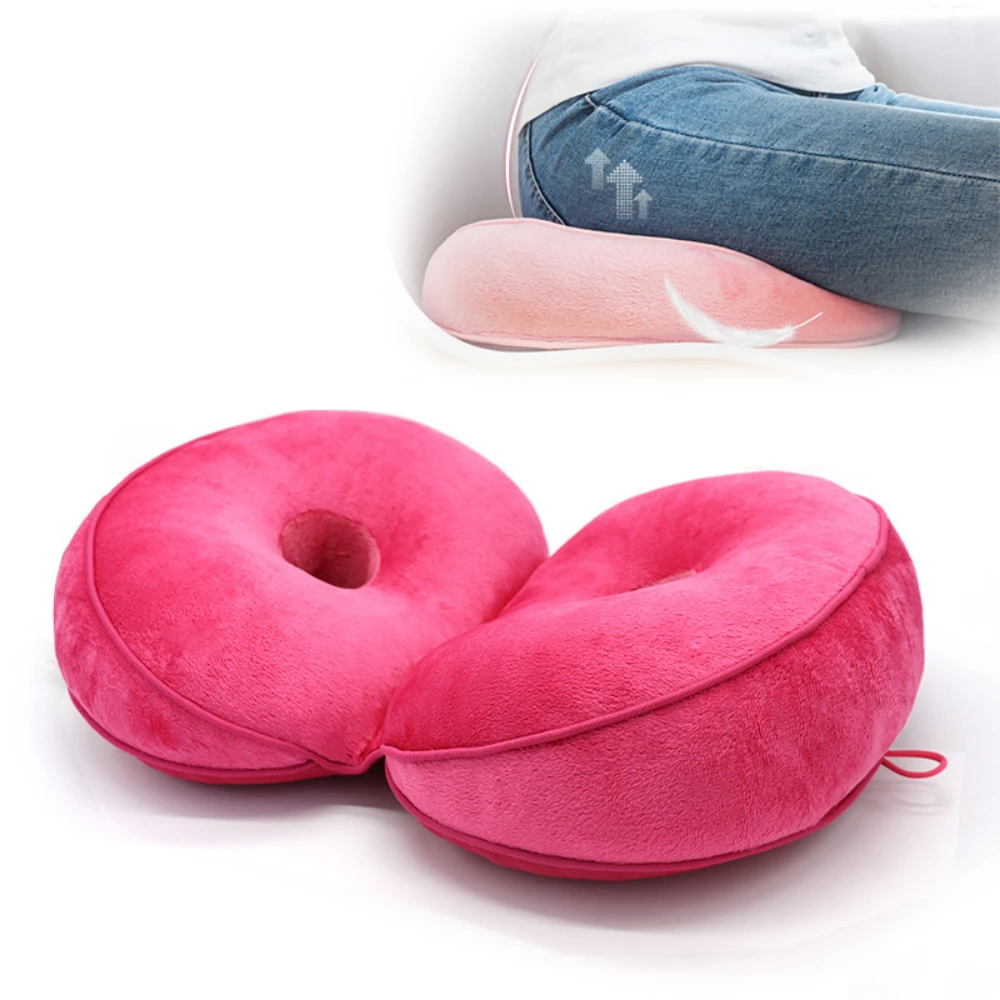 Deodar Women's Memory Foam Orthopedic Seat Cushion Pelvic Pillow Lifts  Buttocks Relieves Leg Pressure for Beautiful Buttocks