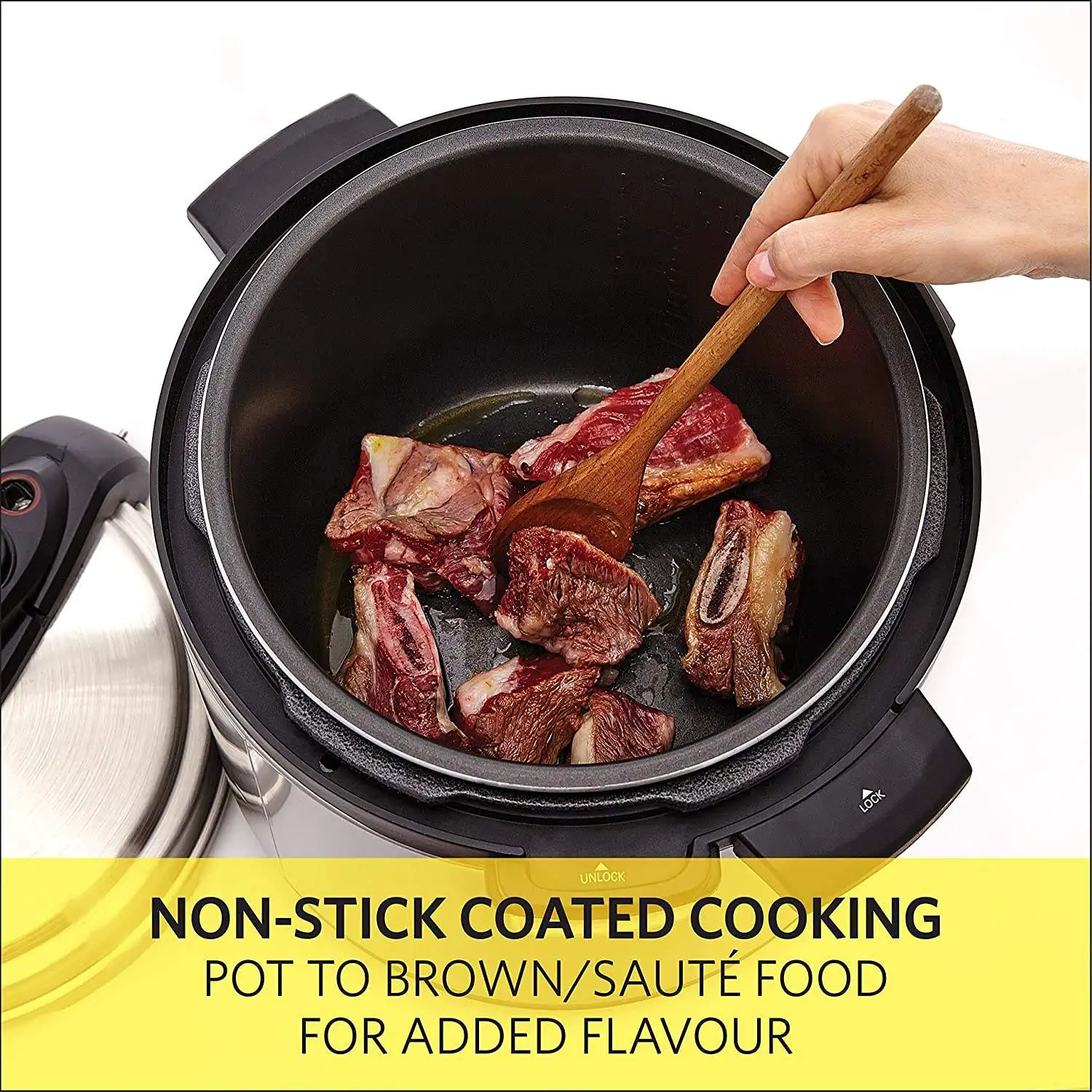 In stock Factory Direct New 6L Non-Stick Coating Inner Pot Household Coocker Electric Pressure Cooker