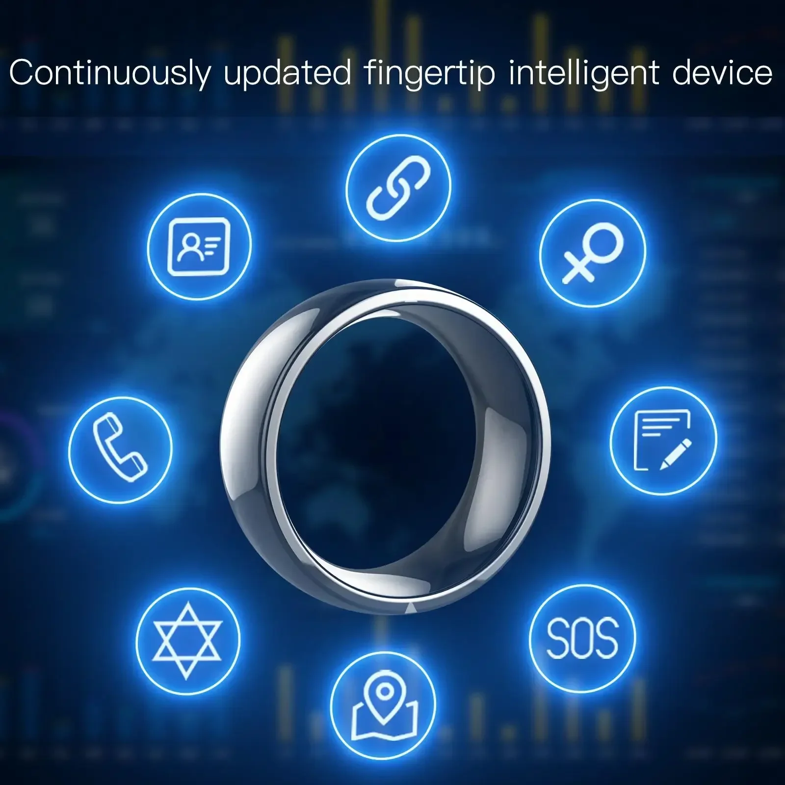 Smart Ring NFC Magic Finger Ring for Android IOS New Jakcom R4 Technology IC/ID Module NFC Phone Smart Accessories Fashion