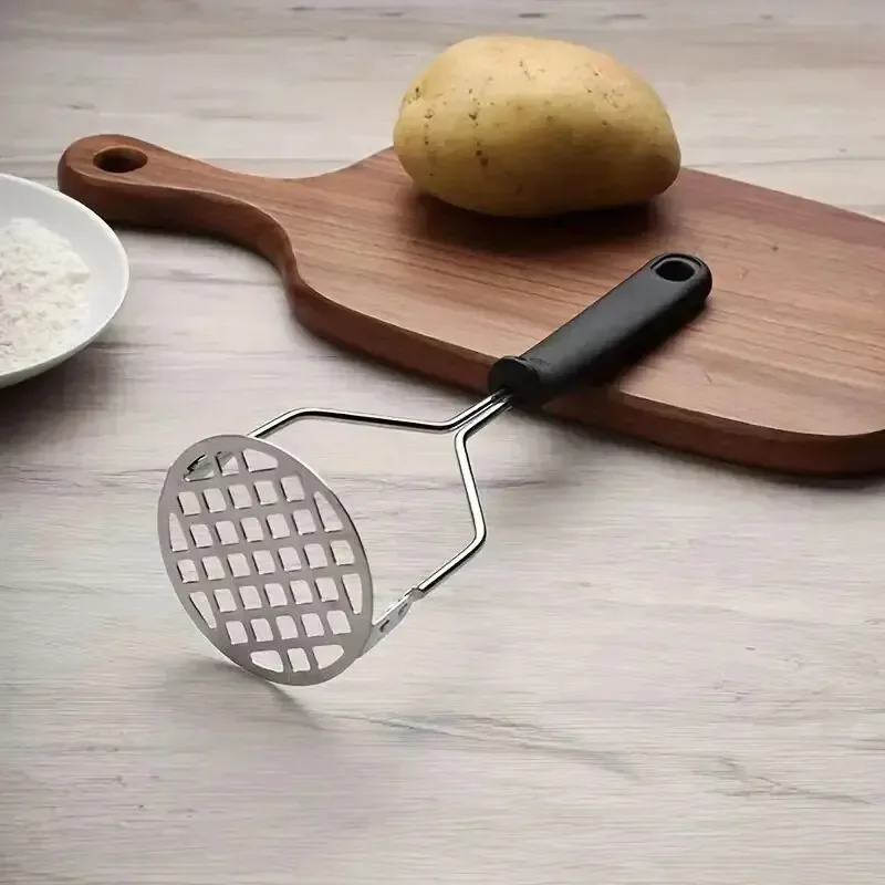 Stainless Steel Manual Potato Ricer Garlic Masher Creative Potatoes Pumpkin Sweet Potato Masher Kitchen Gadgets 1pc potato masher