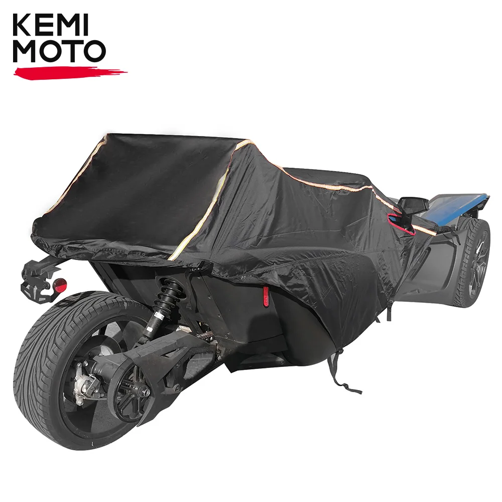 KEMIMOTO On-Road Cockpit Half Vehicle Cover Compatible with Polaris Slingshot w/ Windshield UV Protect Dustproof Snowproof