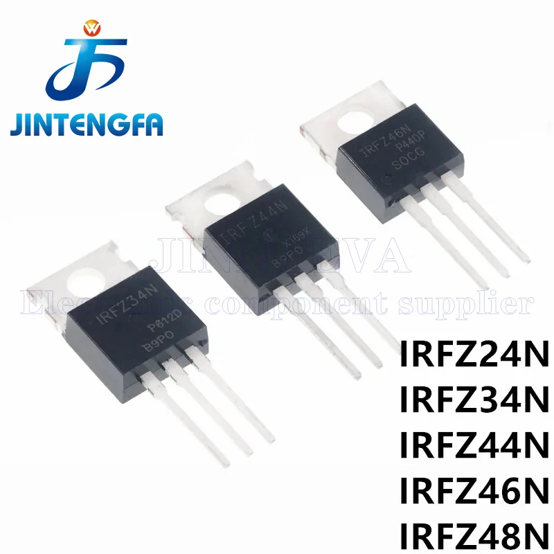 IRLZ44N IRFZ44N TO220 IRLZ24N IRLZ34N IRLZ46N IRLZ48N IRFZ24N IRFZ34N IRFZ44N IRFZ46N IRFZ48N PBF N-channel MOSFET Transistors Kit Mosfet Transistor 10PCS