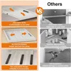 Expandable Pull Out Cabinet Organizer with Depth(16"-22") and Width(12 "-20"), Adhesive Slide out Drawers for Pots, Spice 4