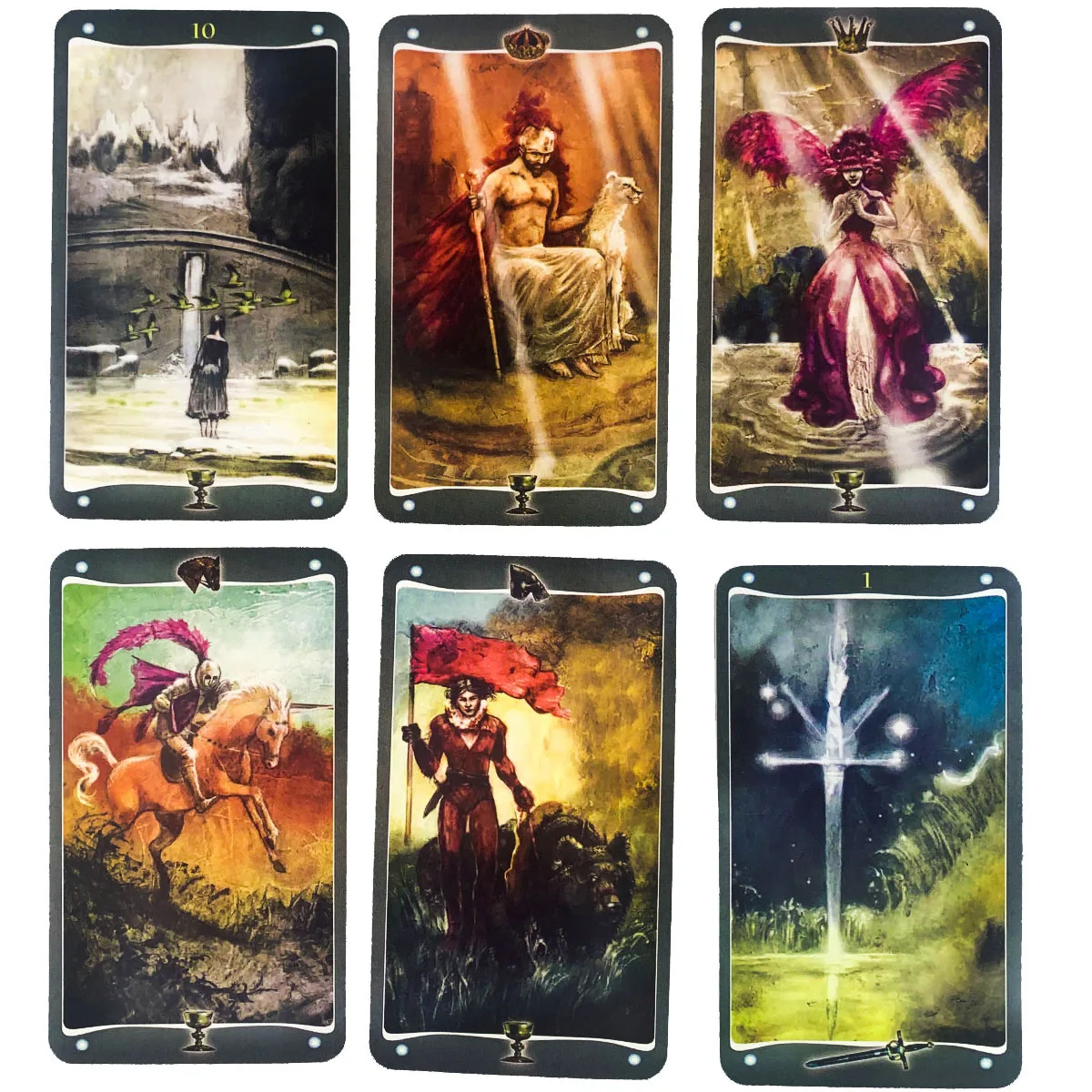 Fairy Lights Tarot Card Oracle Card Deck New English Tarot Deck For Fate  Divination Playing Card Game Board Game For Adult Party| | - AliExpress