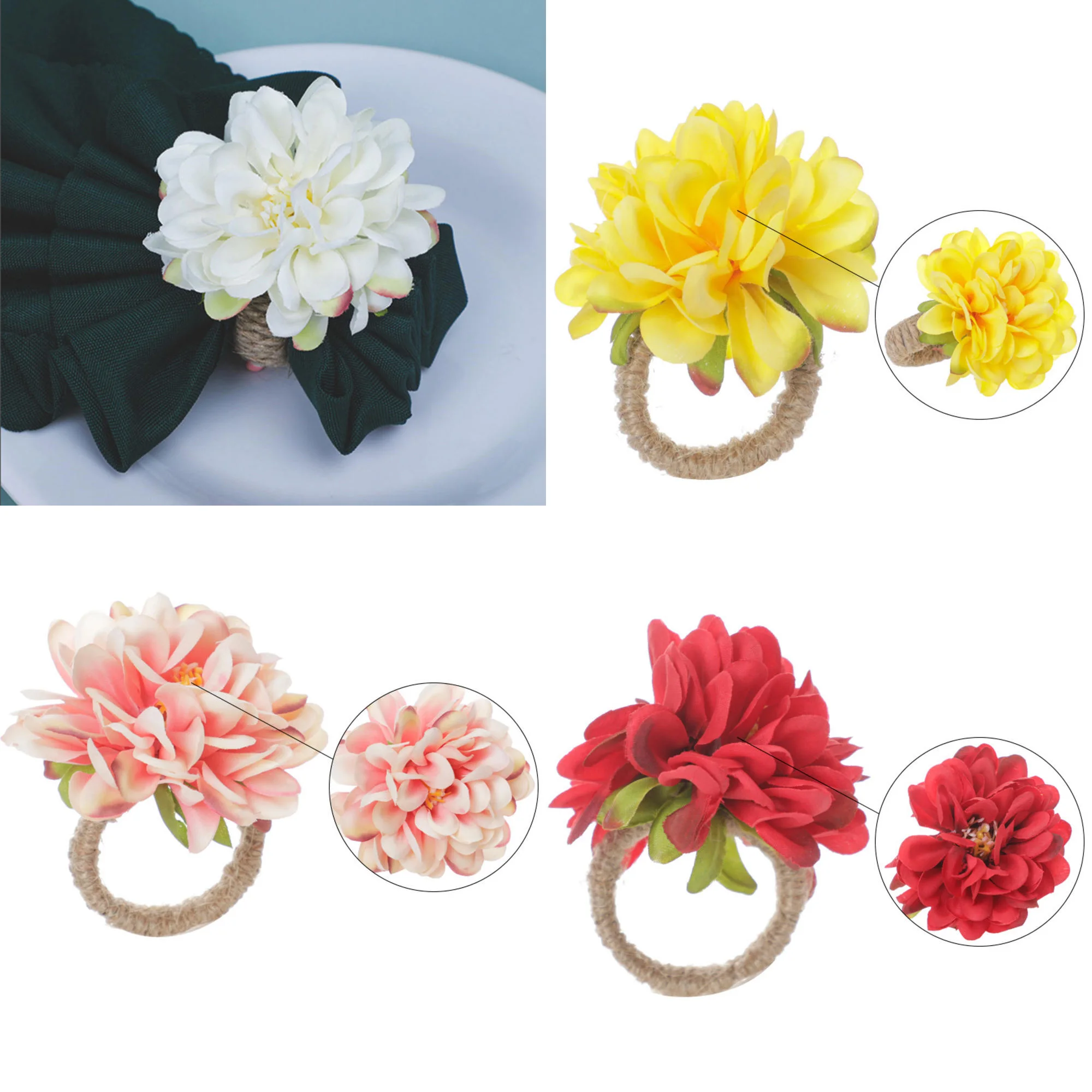 6 шт. декоративные пряжки для салфеток |