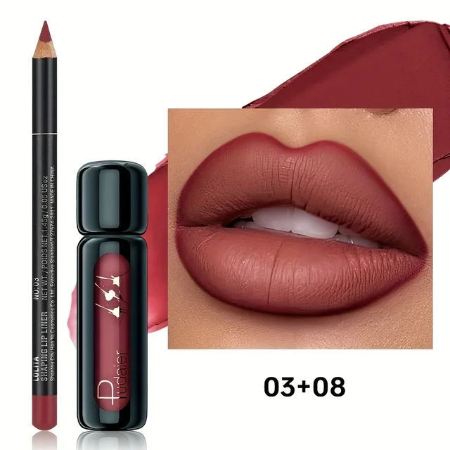Matte Lipstick and Waterproof Lip Mud Set – Long-Lasting Lip Care