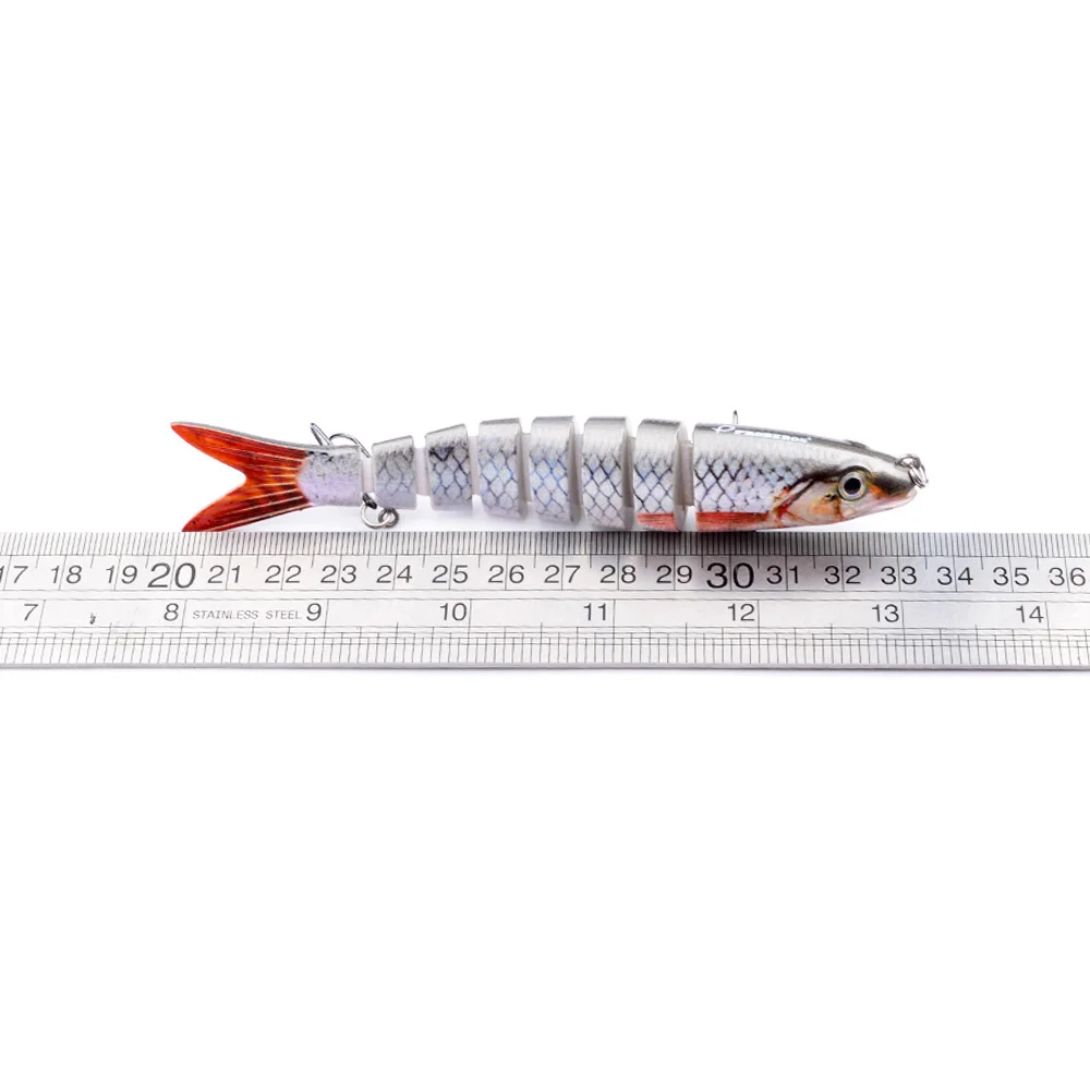 Spinpoler Soft Baits 3D Roach Swim Jerk 8cm 9.6cm 13cm Jig Head