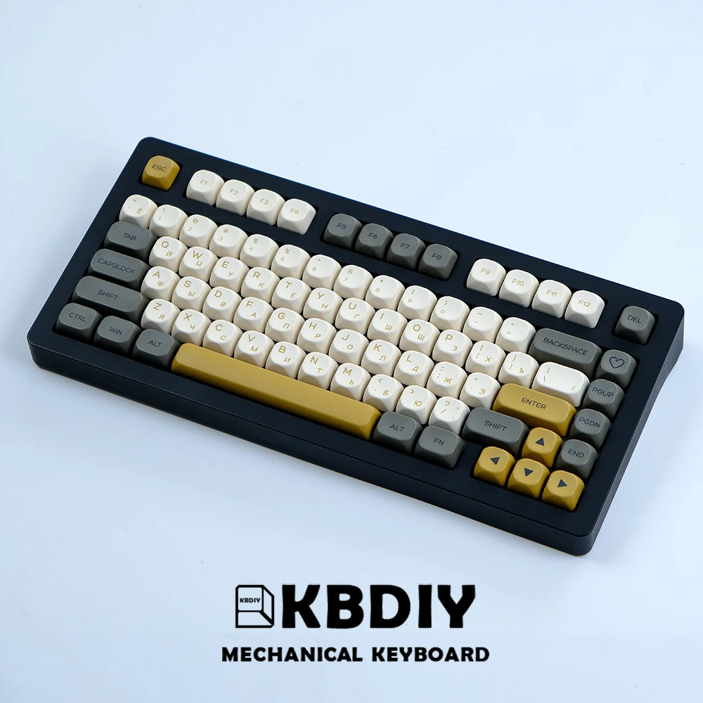 perfil KA, PBT, Glimmer, retro, Mac, japonês, K500, 142 chaves