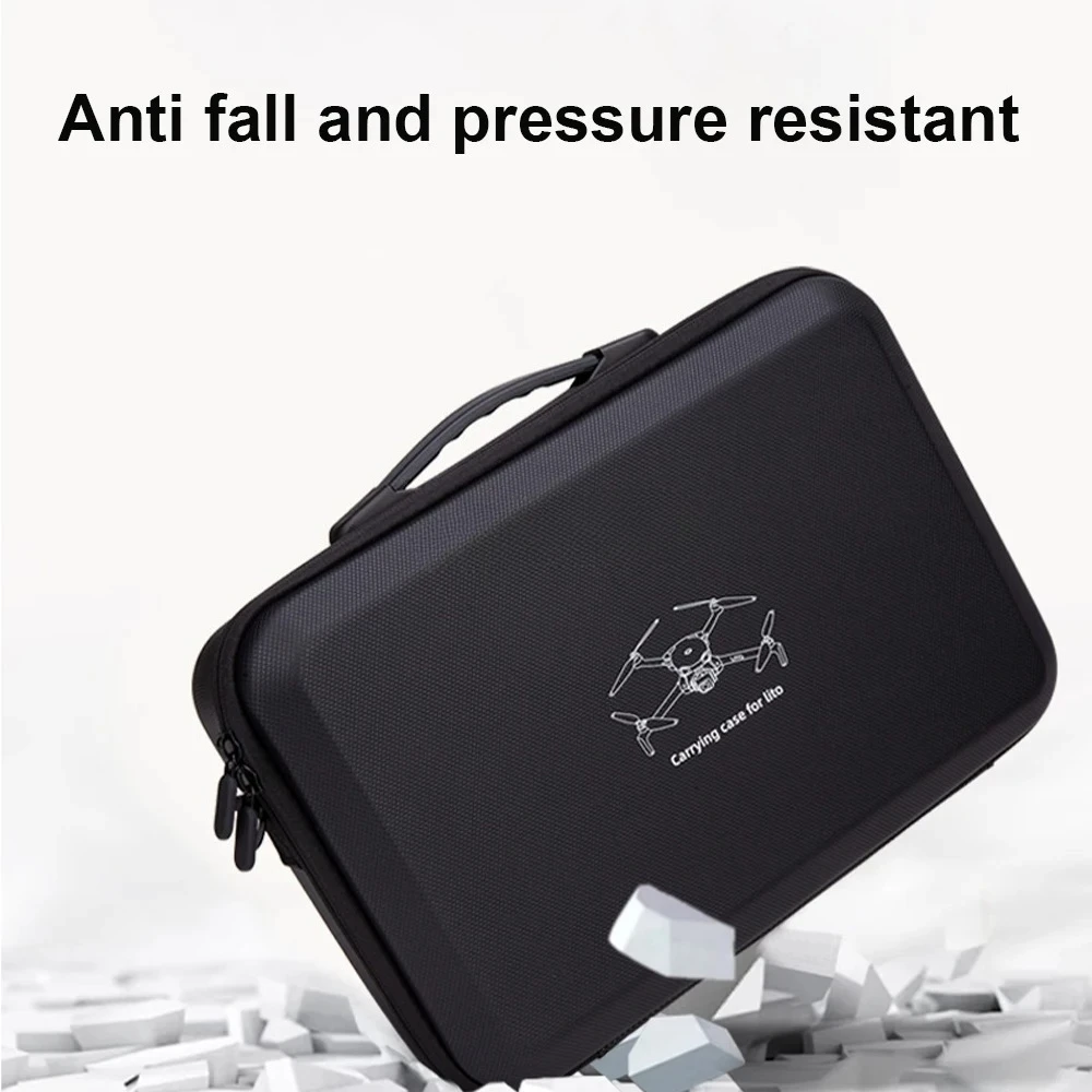 DJI Lito X1/Lito 1 PU 가죽 핸드백 방수 보호 RC 2/RC N3 컨트롤러 보관 상자용 여행 패키지 운반 케이스