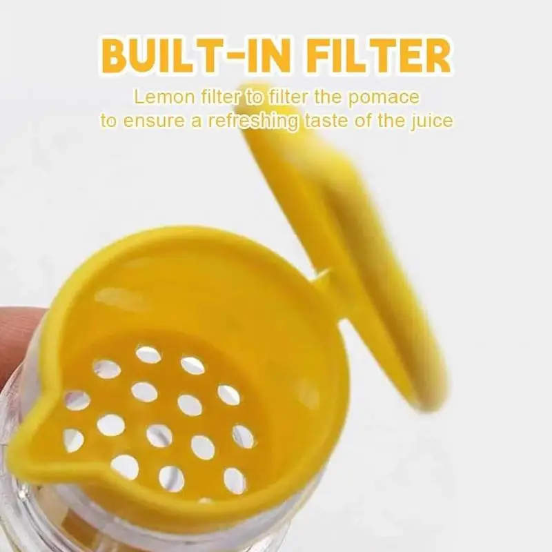 1pcs Plastic Manual Citrus Juicer Mini Lemon Juicer Orange Squeezer Easy Juice Extractor Freshness Preserving Kitchen Sttuff