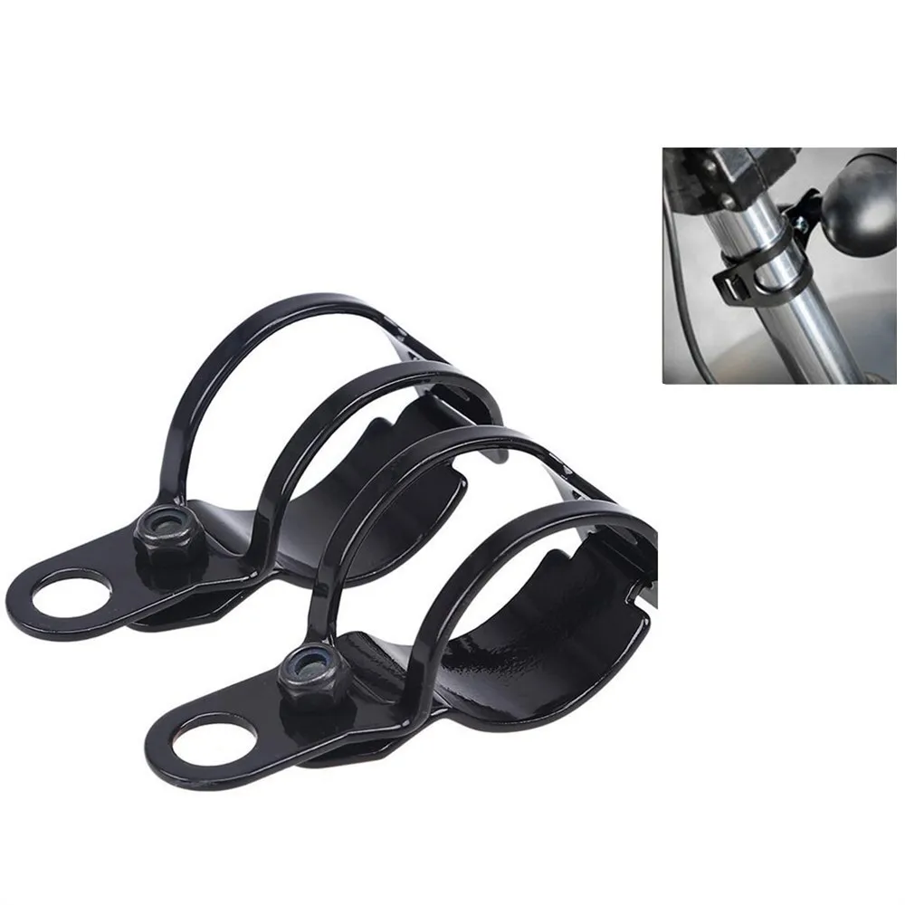 

12pcs 27-36 mm Motorcycle Mount Turn Signal Bracket Flasher Bracket Blinker Indicators Holder Fork Mount Clamp for ATV / Scoote