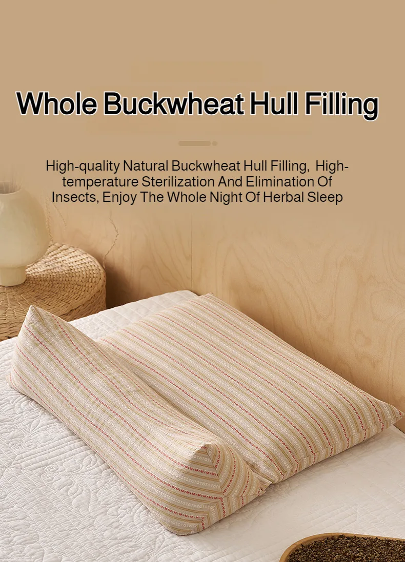 Buckwheat cervical pillow