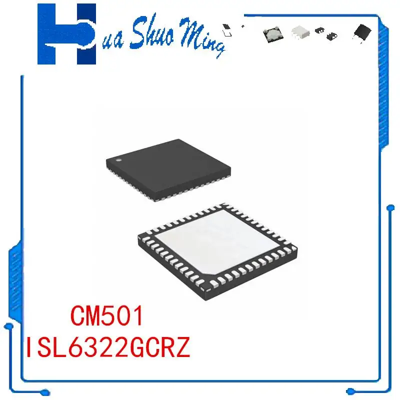 

10Pcs/Lot ISL6322GCRZ CM501 QFN48
