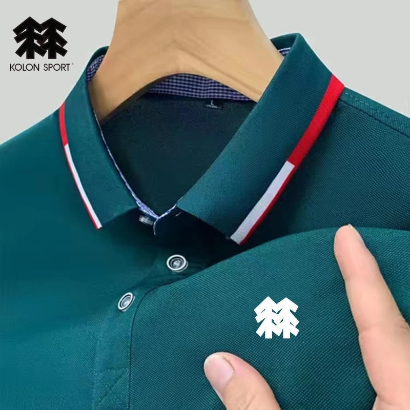 

New Summer Brand Embroidered Polo Shirt for Men's High Quality Fashion Casual Comfortable and Breathable Short Sleeved T-shirt
