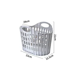 Compact Foldable Laundry Basket - Wall - Mounted Storage Organizer (1Pc - S)