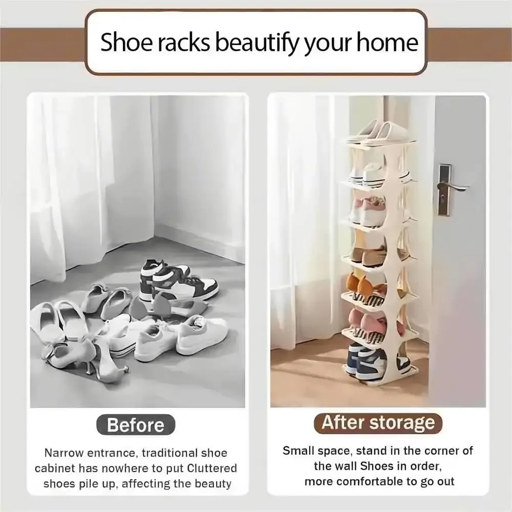 Fabric Shoe Cabinet Shoe Rack Shoe Storage Box Dustproof Fabric Shoe Organizer Multilayer Rack