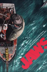 Vintage Horror Shark Movie Poster Canvas Print - Retro Wall Art for Home Decor, Living Room (5)