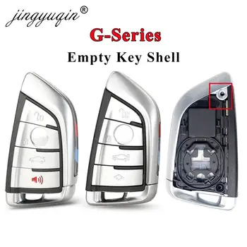 Keyforkess 5 pezzi guscio chiave a distanza per Auto per BMW serie G sostituzione custodia portachiavi Auto