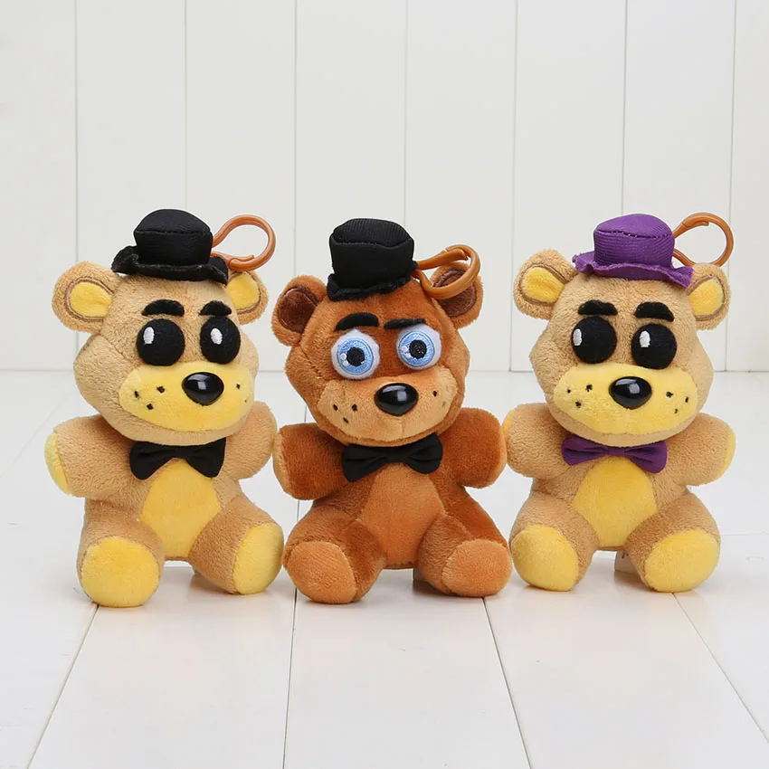 14cm Five Nights At Freddy's FNAF Plush Foxy chica bonnie Golden Freddy  Nightmare keychain keyring hook pendant Plush Toys - Price history & Review, AliExpress Seller - SayHeyKid Store