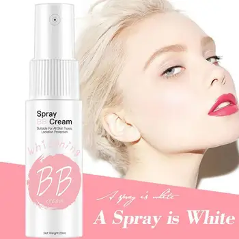 여성용 Bb 크림 미백 베이스 스프레이, 보습 워터 블록, 오래 지속되는 주름 제거제, 액체 스프레이, V6l5