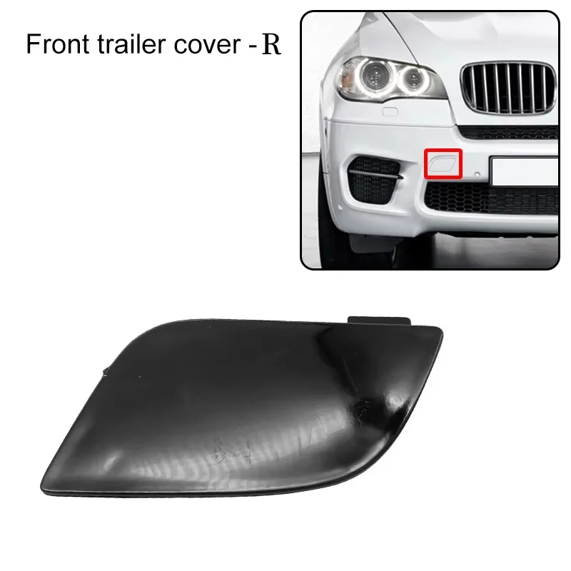 BMW X5 E70 E70LCI M 스포츠 M50용 프론트 범퍼 트레일러 견인 고리 캡 커버 (좌/우) 51118050697 51117222744 51118037269