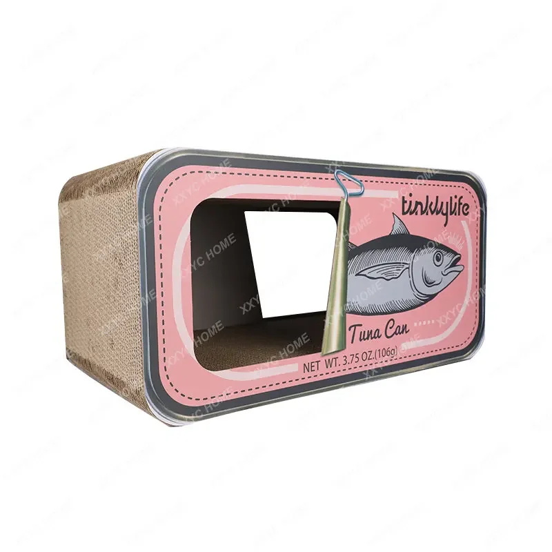 Canned Fish Cat Scratch Board Scratching Scratching Board No Dandruff Toy Cat Nest Scratch Integrated