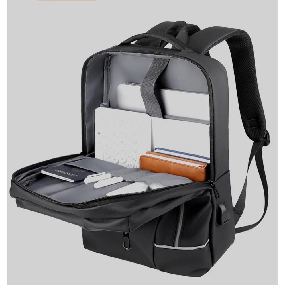 Uno zaino elegante e multifunzionale per le gite di lavoro, una borsa per laptop leggera, uno zaino per studenti_voghion.com