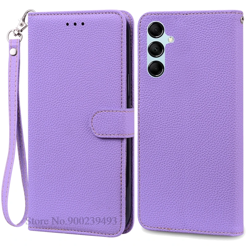 Leather Wallet Flip Phone Case - Premium Cover for Samsung Galaxy M55 5G